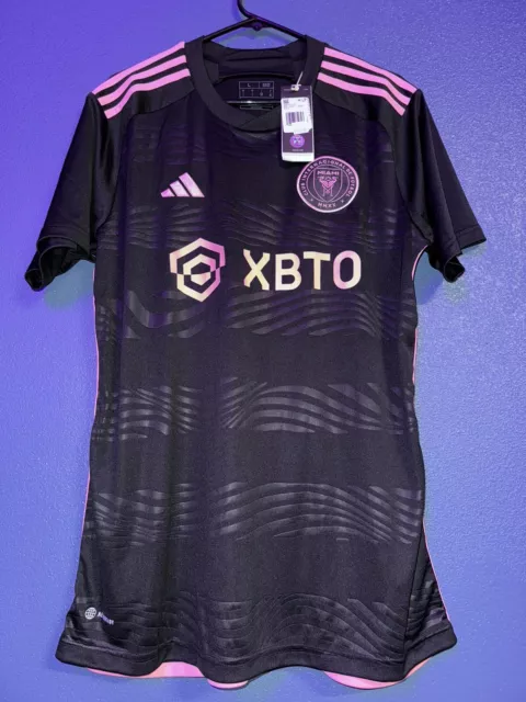 NEW 2023 LIONEL Messi Inter Miami Pink Black Soccer Away Futbol Jersey