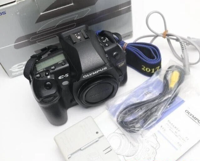 OLYMPUS Digital SLR Camera E-5 Body w/Original Box From Japan Fedex Very good