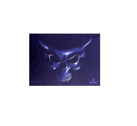 ALCHEMY FLAGGE FAHNE 470 Mask Of The Devil Posterflagge Stoff Gothic ...