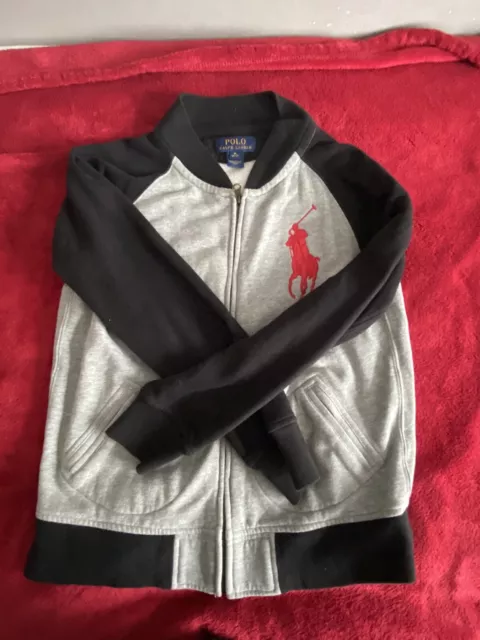Ralph Lauren Kids Light jacket (Grey,Black&Red logo) Children's Medium 10-12Yrs