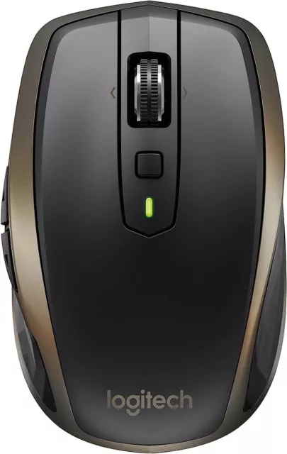 Logitech MX Anywhere 2 Wireless Mobile Mouse Track On Any Surface Meteorite