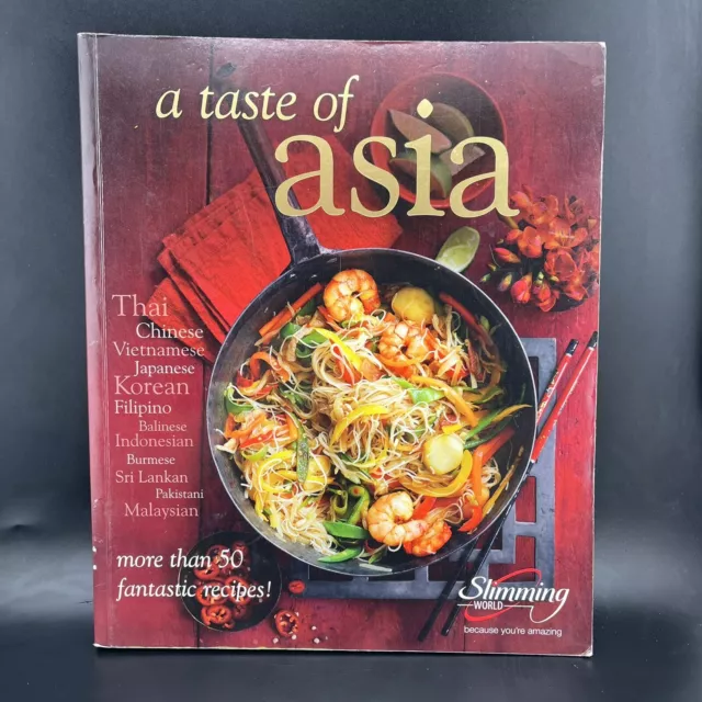 Slimming World A Taste Of Asia 50+ Recipes Extra Easy Red Green Plan VGC Book