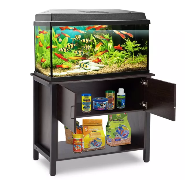 40 Gallon Fish Tank Stand Aquarium Stand with Cabinet for Fish Tank Metal Stand