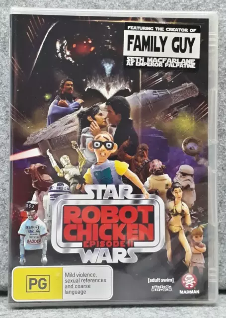 NEW: ROBOT CHICKEN Episode 2 Star Wars Movie DVD Region 4 PAL | Free Fast Post