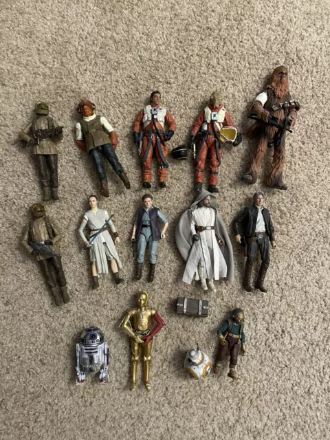 Star Wars Black Series The Force Awakens Lot (look At Photos)