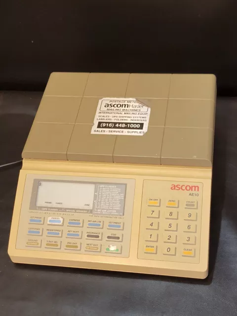 Ascom AE10 Digital Postal Scale Model 9002 - Accurate and Convenient Postal