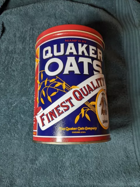 Vintage 1992 Quaker Oats Company Limited Edition Collectible Tin w/Lid