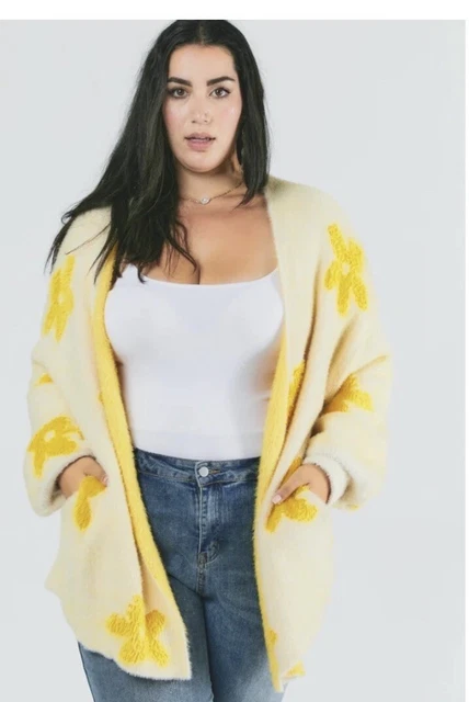 Davi & Dani open front sweater