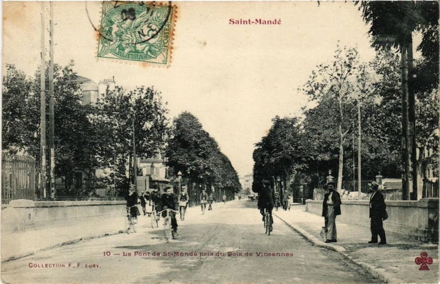 CPA AK St-MANDÉ Le Pont de St-Mandé pris du Bois de VINCENNES (672403)