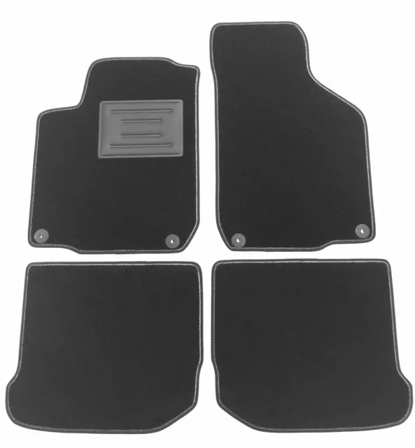 ASC tappetini auto set 4pz VW GOLF 4 IV serie 1998- 2004 +è bottoni e battitacco