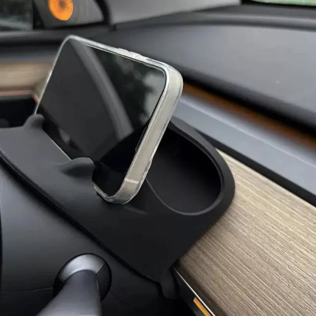 Boîte de rangement , support de téléphone pour Tesla Model 3 et Model Y volant