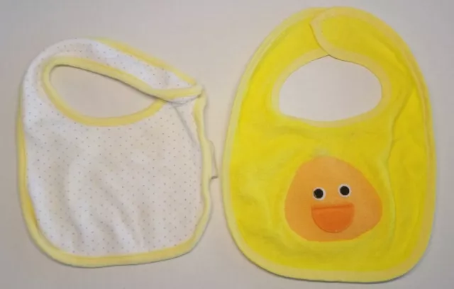 Ducky Bib And Polka Dot Bib Newborn