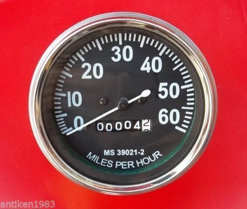 Willys M Series Jeeps, MB, GPW, CJ2A, CJ3A , CJ3B Speedometer -1947 -55