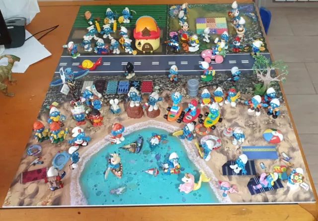 PLAYMAT / DIORAMA BASE for Schleich, Papo, collecta, bullyland, smurfs figurines