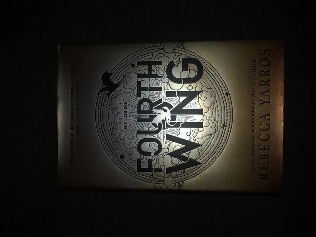 FOURTH WING BY Rebecca Yarros (2023, Hardcover) First edition- Sprayed