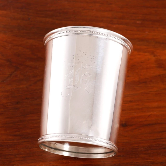 Rare Mark J. Scearce Sterling Silver Mint Julep Cup Jfk Kentucky 1961-63