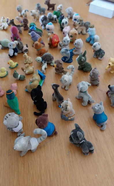 Lotto Circa 60 Personaggi Piccoli Animali Da Collezione Cucciolotti