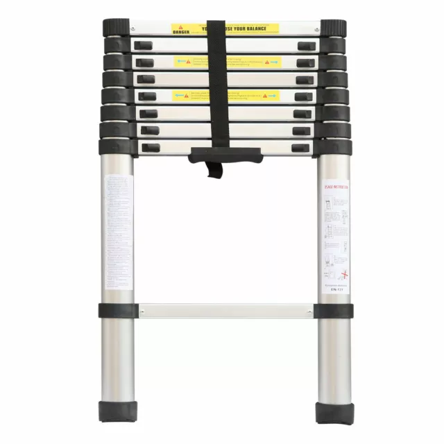 Telescopic loft ladder extendable collapsible step ladders securing bolt 2.6M 3