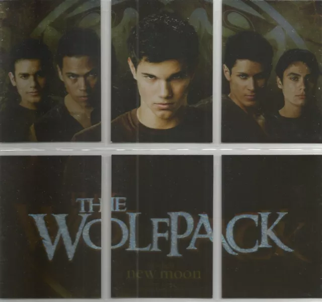 Twilight Saga Neumond - ""Wolfpack"" 6 Karten Puzzle Jagd Set #WP1-WP6