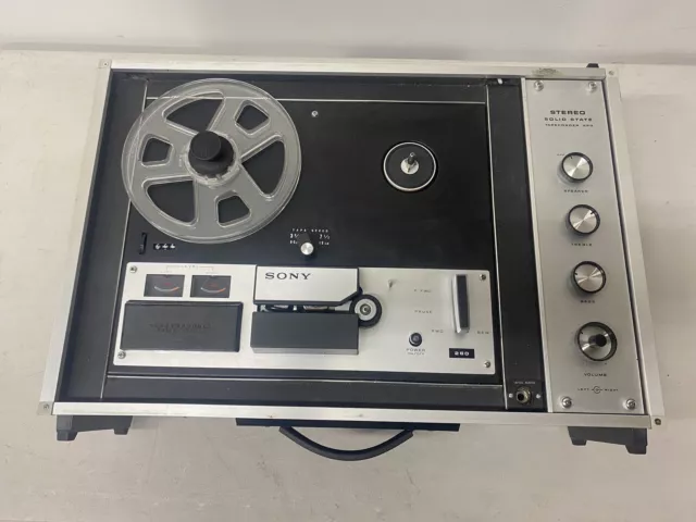 VINTAGE SONY TC-260 Tapecorder Solid State Reel to Reel Stereo  Recorder/Player $99.99 - PicClick