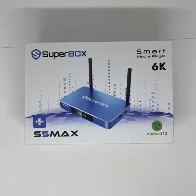 Brand New! SuperBox S5 MAX 5th Gen Media Player