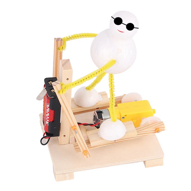 Elliptical Machine Students Science Experiment DIY Children's Assembled Model#w#