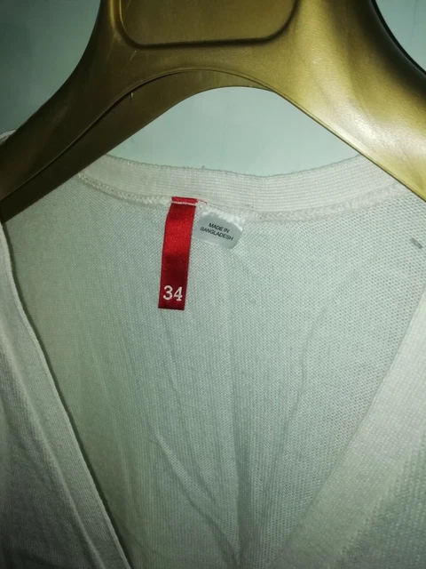 Cardigan Donna bianco Golfino Corto  Tg 34 3