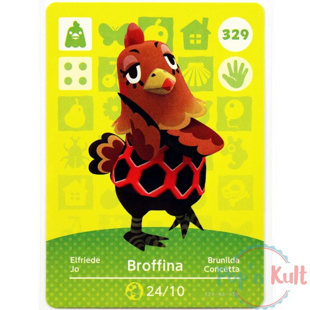Carte Amiibo Animal Crossing 266 Joseph / Joey [EUR] Série 3 Near Mint