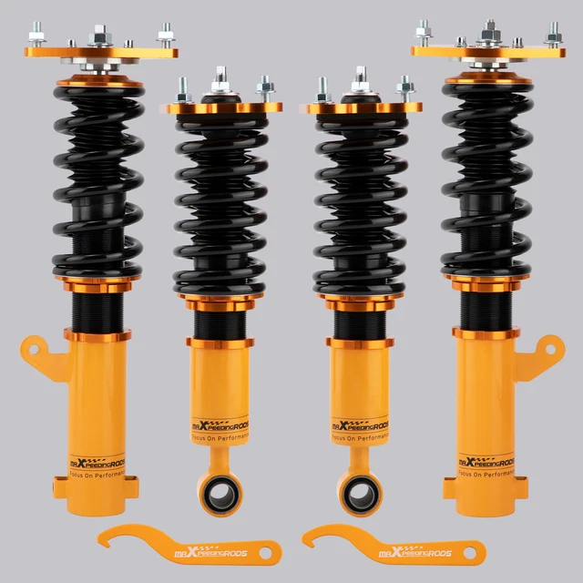 cciyu Coilover Suspension Shock Absorbers Adjustable Coilovers Struts Lowering Kit Fit for 2006-2012 for Mitsubishi Eclipse /2005-2011 for Mitsubishi Galant