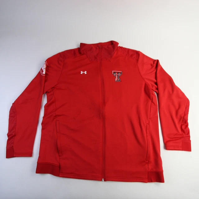 Texas Tech Red Raiders Under Armour Jacket Men's Red Used