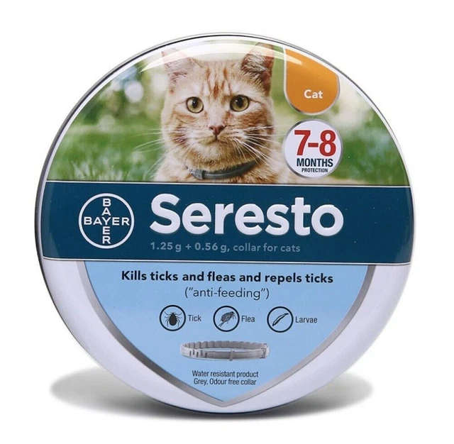 COLLIER SERE STO anti-puces antitiques anti-parasites pour chat avec ...