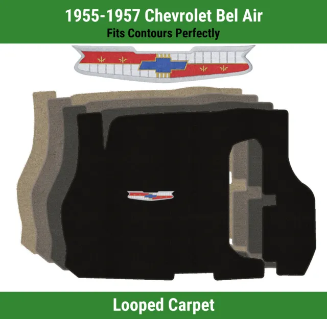 Lloyd Classic Loop Trunk Mat for '55-57 Chevy Bel Air w/Chevy Vintage Crest