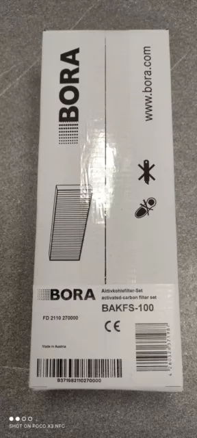 BORA Basique Bakfs Original Aktivkohlefilter-Set (2 Pièce ) pour Bhu / Biu /