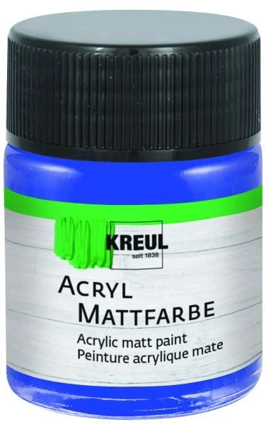 Kreul Acryl Mattfarbe blau 50 ml  Künstlerfarben