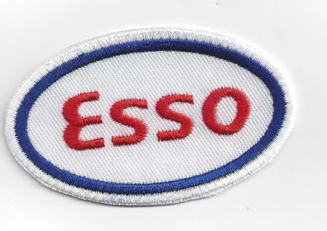 ESSO  Iron On Patch  7.5 cms X  4.5 cms  APPROX BUY 2 WE SEND THREE