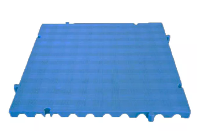 Dalle de plancher Plateforme amovible 50x50x2,5 cm. 4 unités. 1m2. Couleur bleu