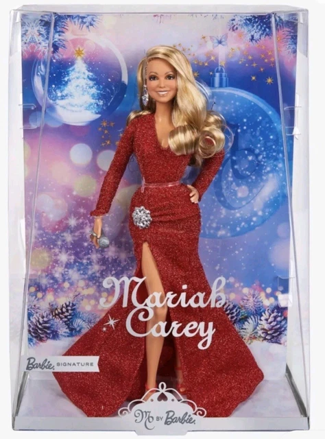 Mariah Carey Barbie Signature Holiday Christmas Red Dress Mattel HJX17 IN HAND!