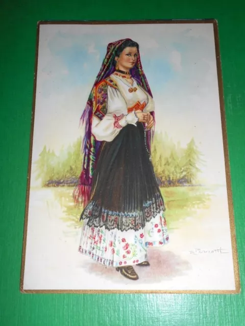 Cartolina Costumi Sardi - Dorgali ( Nuoro ) 1955 ca