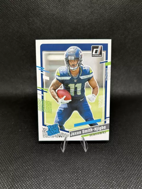 2023 NFL Donruss Jaxon Smith-Njigba RATED ROOKIE RC 🏈 Seattle Seahawks