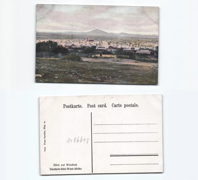(n16618)   Ansichtskarte Windhuk Deutschsüdwestafrika, ungebraucht, Verlag