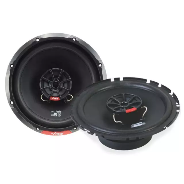 Vibe Slick6 6.5" 17cm 2 way Coaxial Car Door / Shelf / Speakers 240w Pair