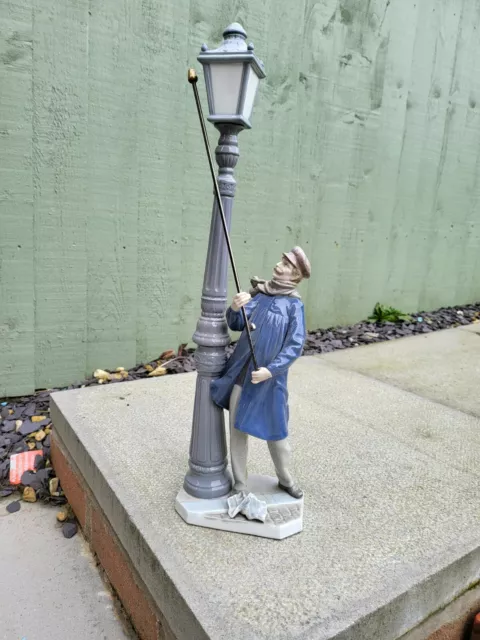 Lladro Lamplighter Figure.