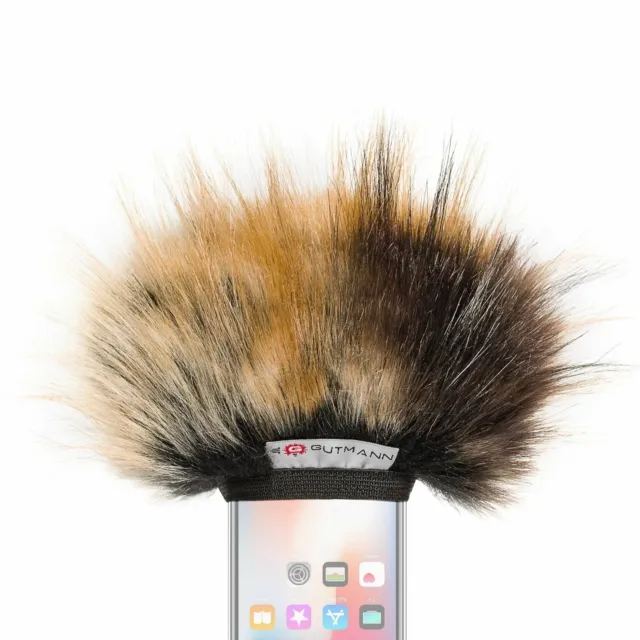 Gutmann Microphone Fur Windscreen Windshield for Apple iPhone 8 / 8 Plus TIGER