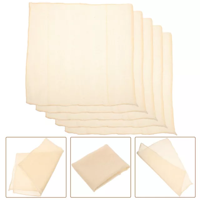 5PCS Milk Butter Filter Cloth - Pure Cotton Gauze Cheesecloth