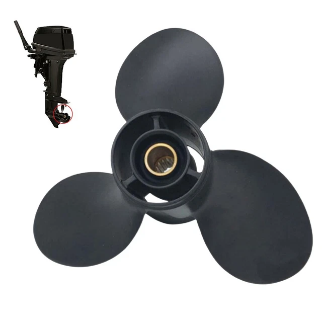 NOISE REDUCTION ALUMINUM Alloy Propeller for Tohatsu 20HP 30HP Engines