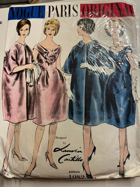 Patron De Couture Vogue Caroline Roehm - Taille 12 à 16, Neuf, Pour Robe Femme