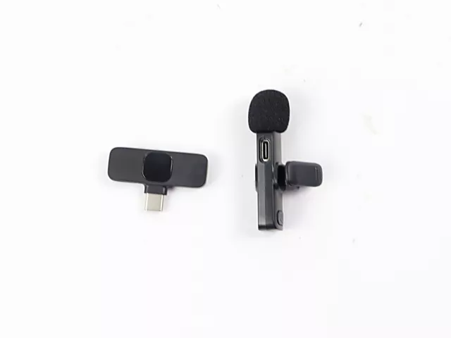 Mikrofon Lavalier für iPhone/Android Mini Wireless Clip Microphone Plug SEHR GUT