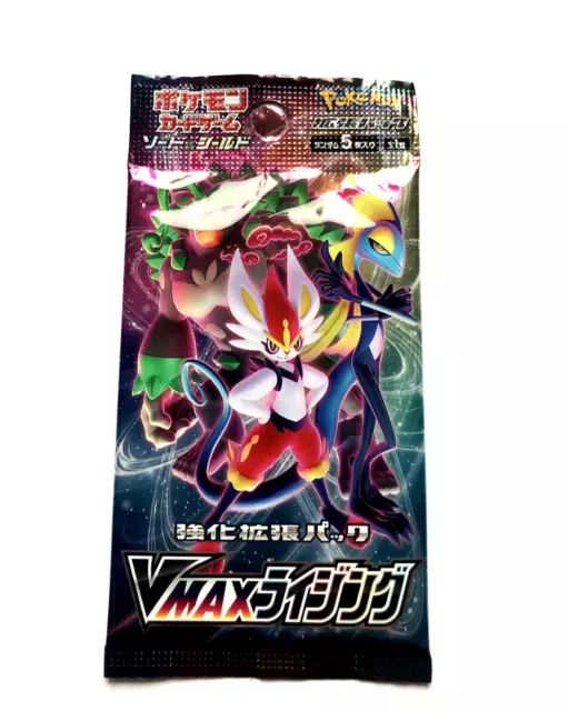 Pokemon VMAX Rising Pack S1a Booster Pack Japanese Neu Sealed OVP!!!