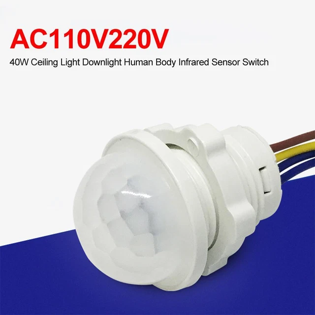 Intelligent Light Switch AC 110V 220V Human Body IR Infrared Sensor Lamps Switch