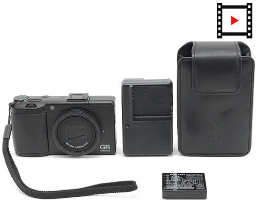 48 shot [ALMOST UNUSED w/Case] Ricoh GR Digital III 10.0MP Compact Camera JAPAN